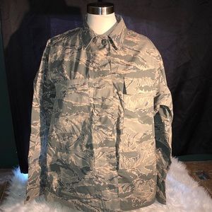 Air Force camouflage woman’s utility coat
